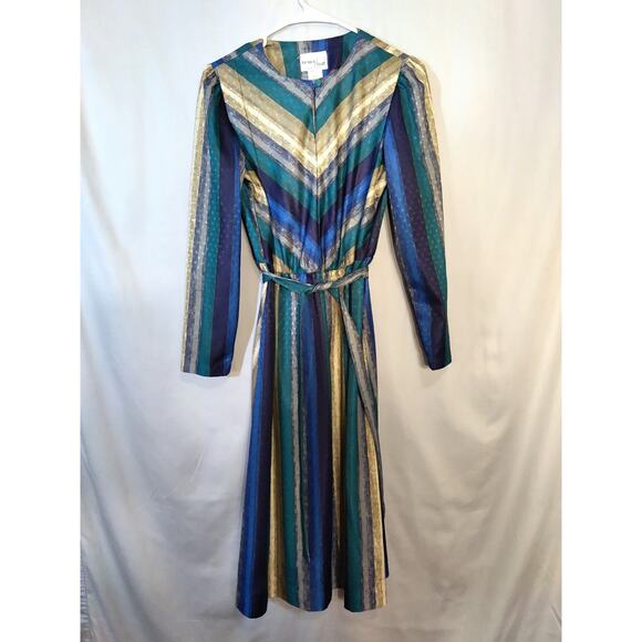 Vintage Better Half Striped Belted Dress - Picture 6 of 10